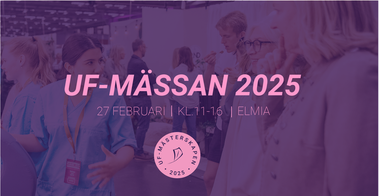 UF-mässan 2025 logotyp.